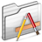 Applications Folder White Icon 48x48 png